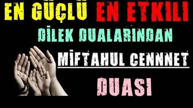 Miftahul Cennet Duası