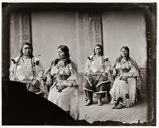  Indian Group. Chief Ouray & Chipeta (Ute Tribe)