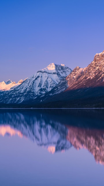 McDonald Lake Glacier National Park 4k