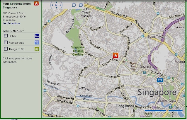 Location Map of Four Seasons Hotel Singapore,Four Seasons Hotel Singapore Location Map,Four Seasons Hotel Singapore Accommodation Attractions Map Photo,four seasons hotel regent catering park singapore brunch park special rates price discount