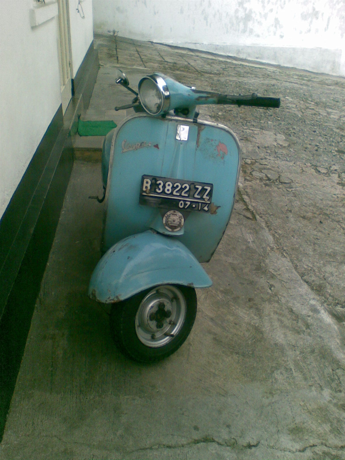 jadoelshop: vespa vbb 1965 plat jakarta