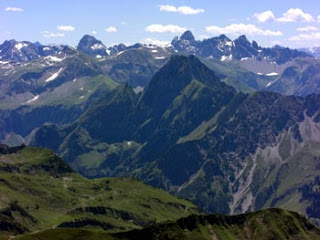 Bergpanorama im Allgäu