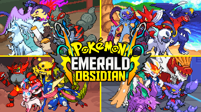 Pokemon Obsidian Emerald GBA