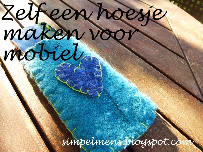 Simpelmens Zelf Telefoonhoesje Maken Van Een Oude Trui