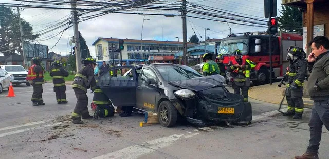 Colisión vehícular en Osorno