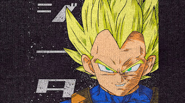 vector gratis de anime dragon ball z - Vegueta super saiyan 1