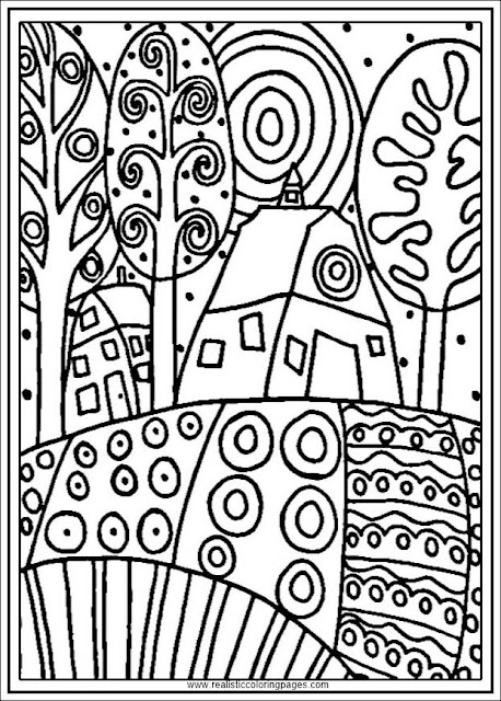 gustav klimt printable arts coloring pages for adults