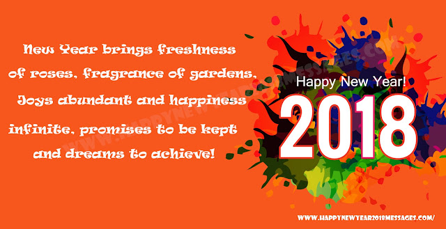 happy new year 2k18 Images Quotes Status Wishes SMS