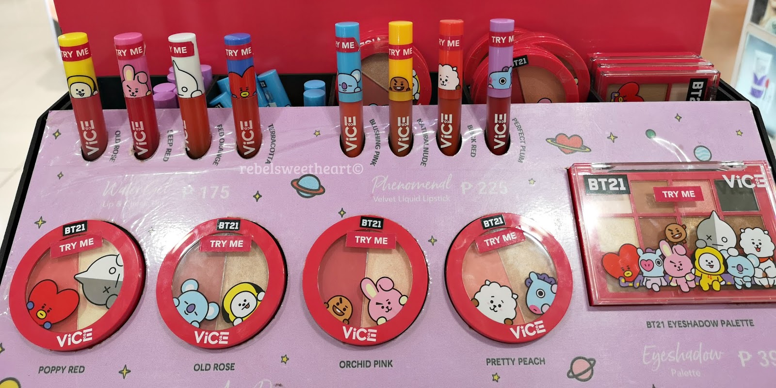 The Rebel Sweetheart Spotlight Vice Cosmetics X Bt21 Collection