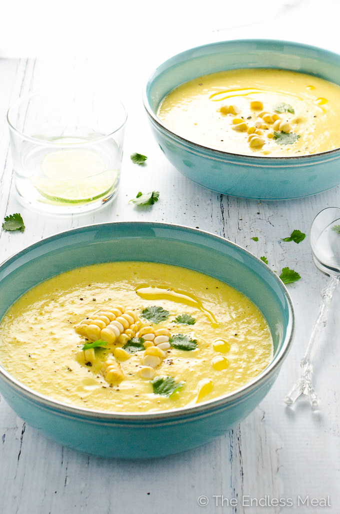 SWEET CORN GAZPACHO