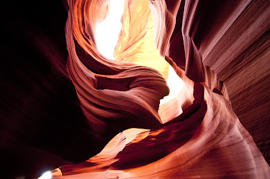 Lady in the Wind inside Lower Antelope Canyon