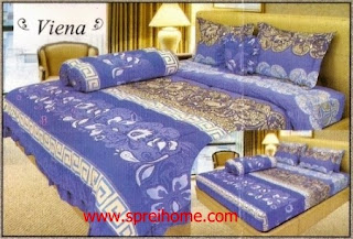 sprei on line bedcover lady rose murah motif viena