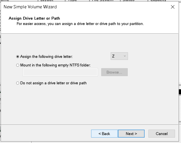 How to partition disk in windows 10