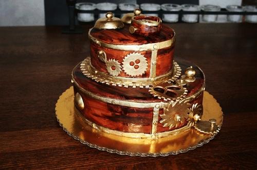 Steampunk Wedding Cake