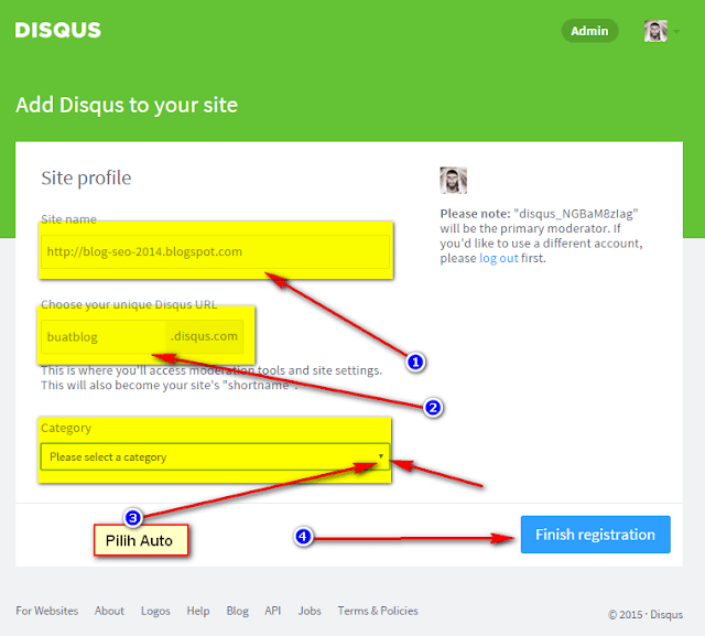 cara memasang kolom komentar disqus di website