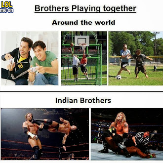 How Indian brothers Play together