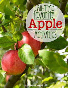 All-time favorite apple activities~A 6-part blog series of apple activities kids love!