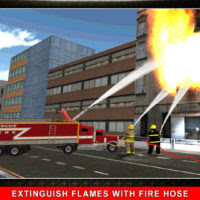 Download Game 911 Rescue Fire Truck 3D Sim Full Game Unlock Mod Apk gratis 