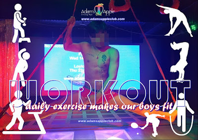 Adams Apple Club Chiang Mai Boy exercise Workout make our Nightclub great again