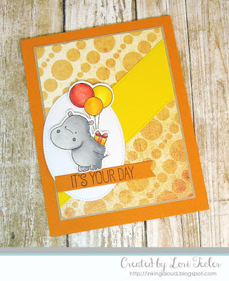 It's Your Day card-designed by Lori Tecler/Inking Aloud-stamps and dies from My Favorite Things