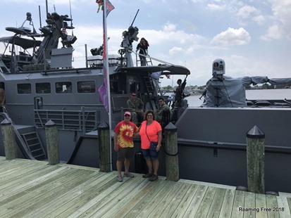 Visiting with some sailors