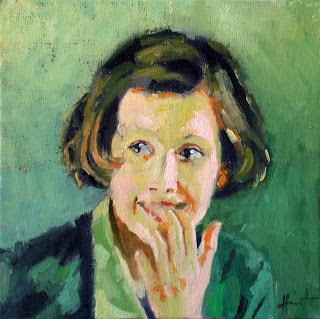 Happy in Green by Liza Hirst