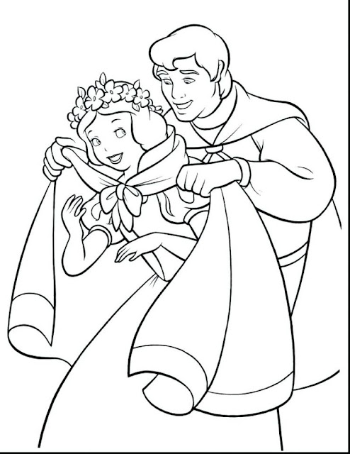 Snow White Coloring Pages Printable PDF for Your Lovely Daughters