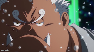 ワンピース アニメ エッグヘッド編 1095話 セラフィム ジンベエ S-シャーク スイスイの実 ONE PIECE Episode 1095 S-Shark Seraphim