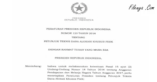 JUKNIS Petunjuk Teknis DAK Dana Alokasi Khusus Fisik 2017 Semua Bidang