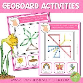 SPRING THEMED GEOBOARD CHALLENGE