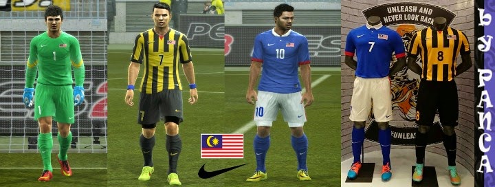 Malaysia PES 2013 Malaysia Kits New 2014 AFF CUP by Panca (November 2014)