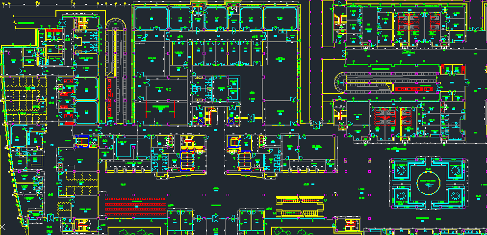 Download AutoCAD  Rumah  Sakit  Plan Free Area TEKNIK SIPIL