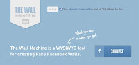 Crackroach Create Fake facebook walls using The Wall Machine