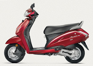 Honda Activa 4g red color