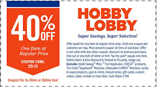 hobby lobby coupons 2018