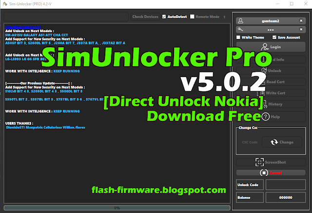 SimUnlocker Pro v5.0.2 Latest Version Free Download [Direct Unlock Nokia]