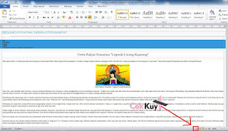 solusi agar bisa dicopy paste di Microsoft Word