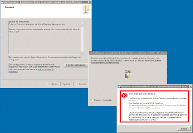 Error en la operación debido a:  Los Servicios de Active Directory no pudieron transferir los datos que quedan en la   partición de directorio DC=ForestDNSZones