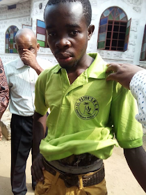 Alleged Car Thief With Fake Burn Wounds Nabbed In Church In Aba. Photo/Video