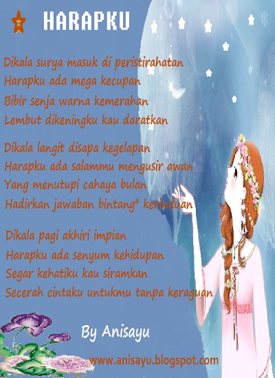 PUISI CINTA BY ANISAYU: Puisi Cinta By Anisayu Romantis 