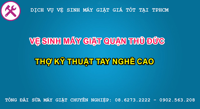 vệ sinh máy giặt quận thủ đức