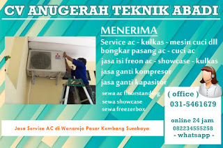 Jasa Service AC di Wonorejo Pasar Kembang Surabaya