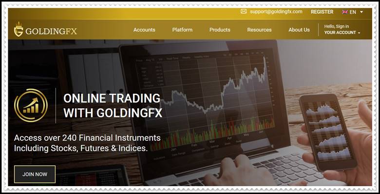 [ЛОХОТРОН] goldingfx.net – Отзывы, развод? Компания GoldingFX мошенники!