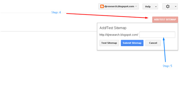 sitemap+add in webmaster tools