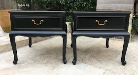 french provincial black bedside tables Lilyfield life