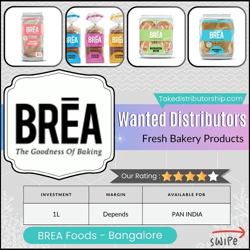 Wanted Distributors for Fresh Bakery Products