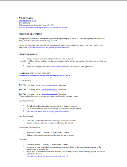 50 Free CV ResumeTemplate Download - All Result Bangladesh ...