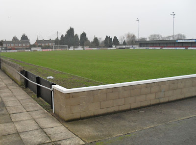 The Hawthorns ground of Brigg Town Football Club - picture on Nigel Fisher's Brigg Blog