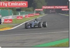 Nico Rosberg nelle prove libere del gran premio del Belgio 2015