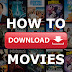How to download movieson internet for free